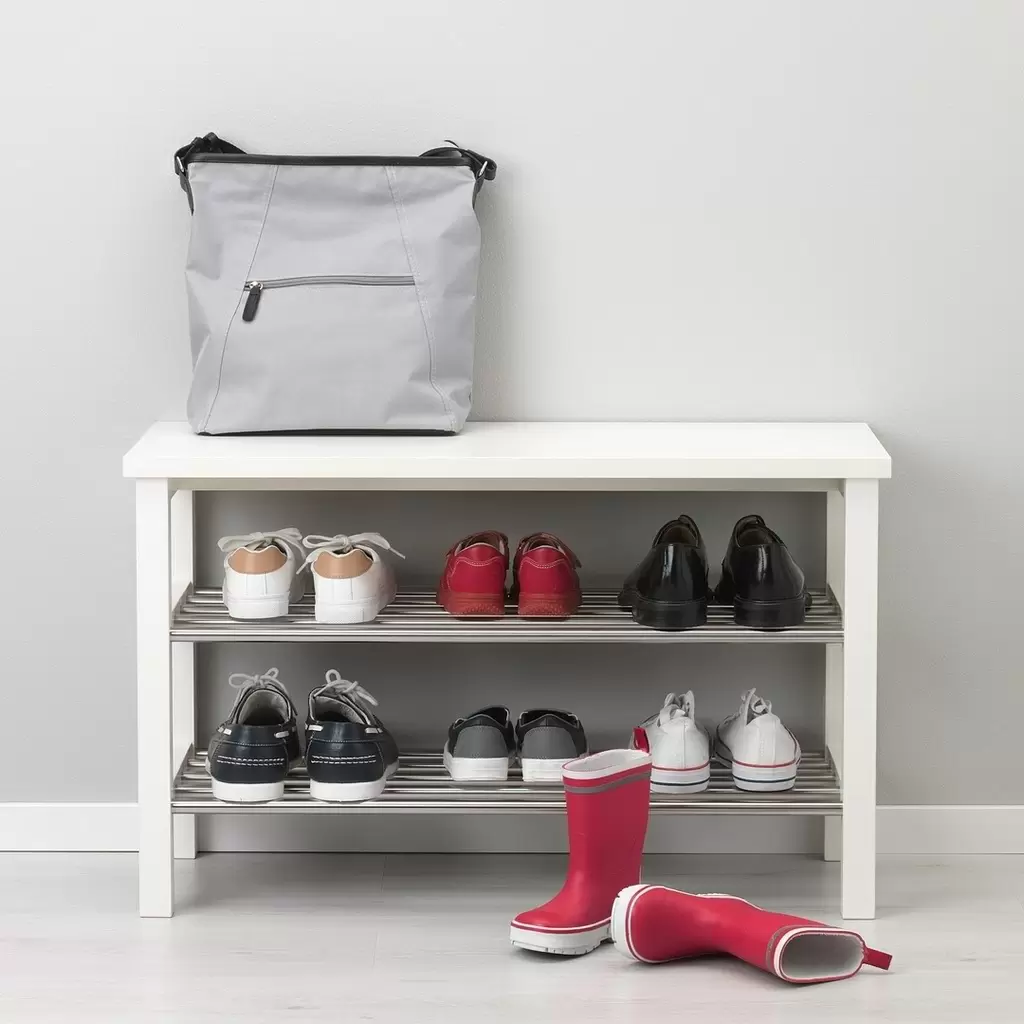 Тумба для обуви IKEA Tjusig 81x50см, белый