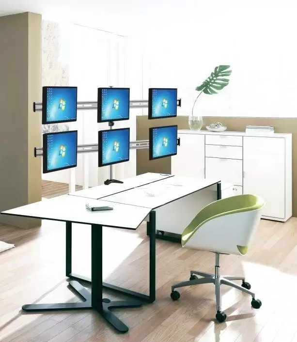 Suport pentru monitor Reflecta Plano Desk 23-1010S, gri