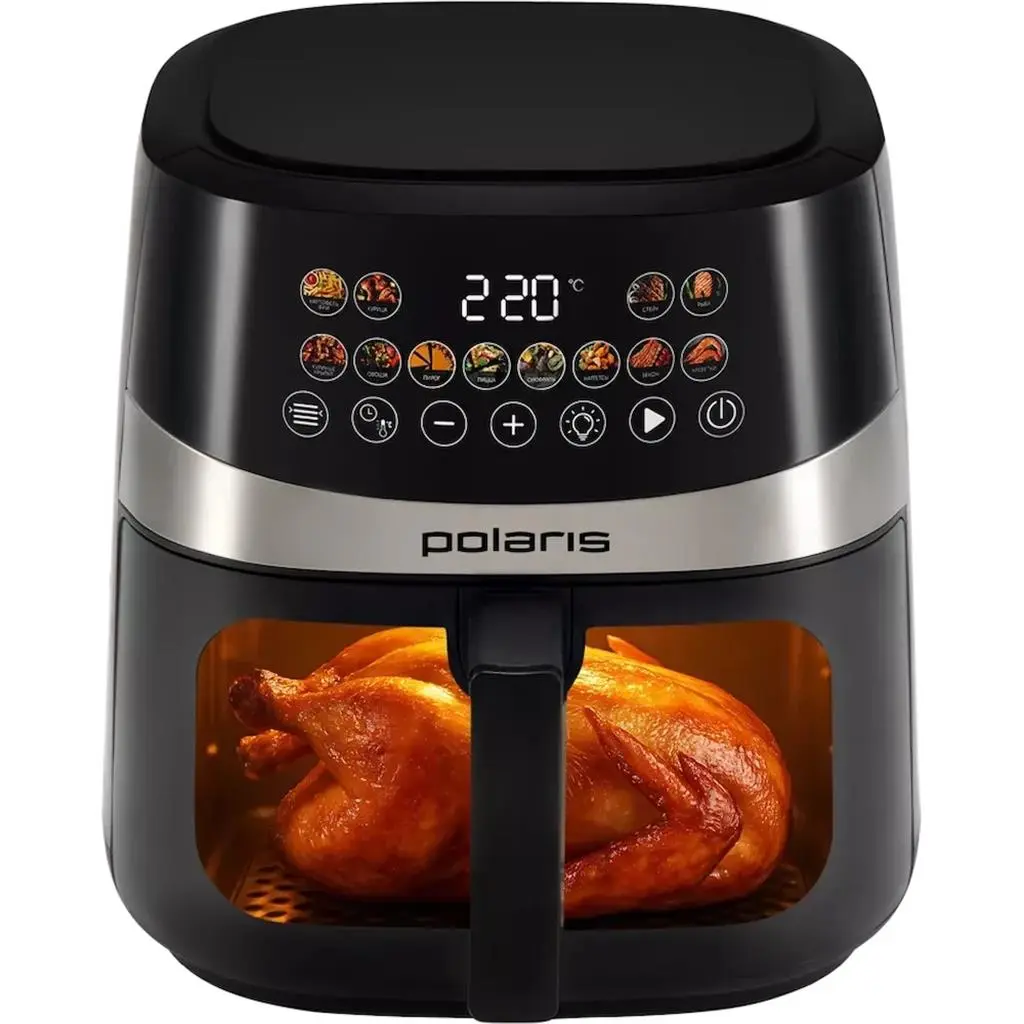 Аэрогриль Polaris PAF 8005W, черный