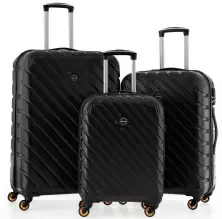 Set de valize CCS 5177 Set, negru