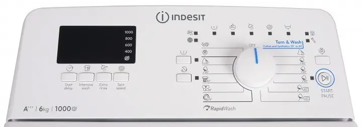 Maşină de spălat rufe Indesit BTW A61053, alb