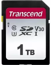 Карта памяти Transcend 300S SDXC Class 10 UHS-I U3, 1TB