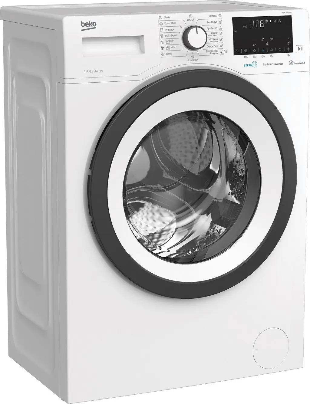 Maşină de spălat rufe Beko WUE7636X0A, alb