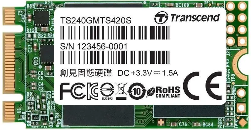 SSD накопитель Transcend 420S M.2 SATA, 240GB на tehnoparc.md SSD накопитель Transcend 420S M.2 SATA, 240GB