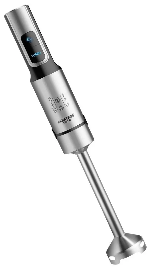 Blender Albatros MR1200A, inox/negru pe tehnoparc.md Blender Albatros MR1200A, inox/negru
