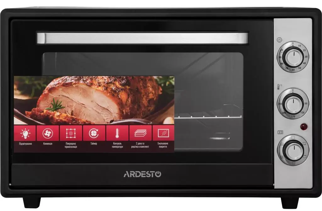 Электродуховка Ardesto MEO-F60CB, черный, черный на tehnoparc.md Электродуховка Ardesto MEO-F60CB, черный, черный
