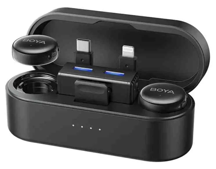 Microfon Boya BOYALINK, negru pe tehnoparc.md Microfon Boya BOYALINK, negru