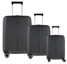 Комплект чемоданов CCS 5224 Set, антрацит