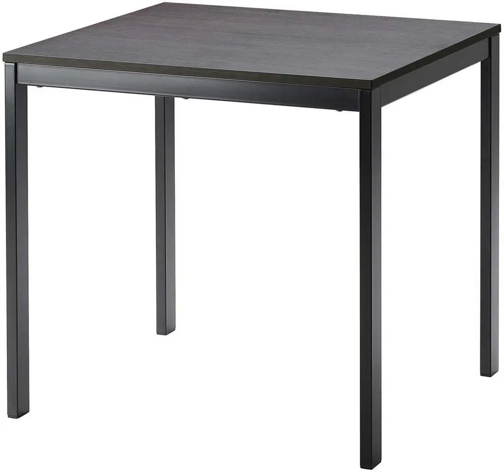 Masă IKEA Vangsta 80/120x70cm, negru/maro închis pe tehnoparc.md Masă IKEA Vangsta 80/120x70cm, negru/maro închis