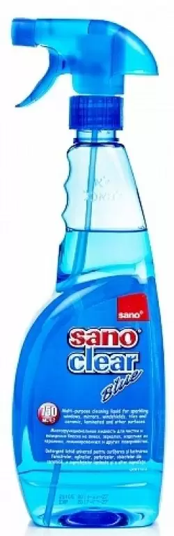 Soluție pentru sticlă Sano Clear Blue 750ml