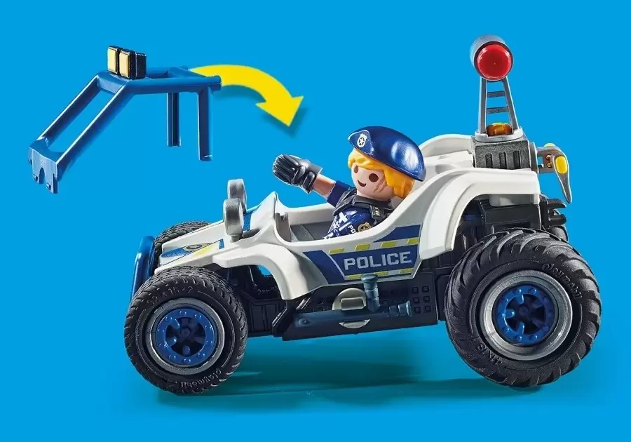 Set jucării Playmobil Police Off-Road Car with Jewel Thief