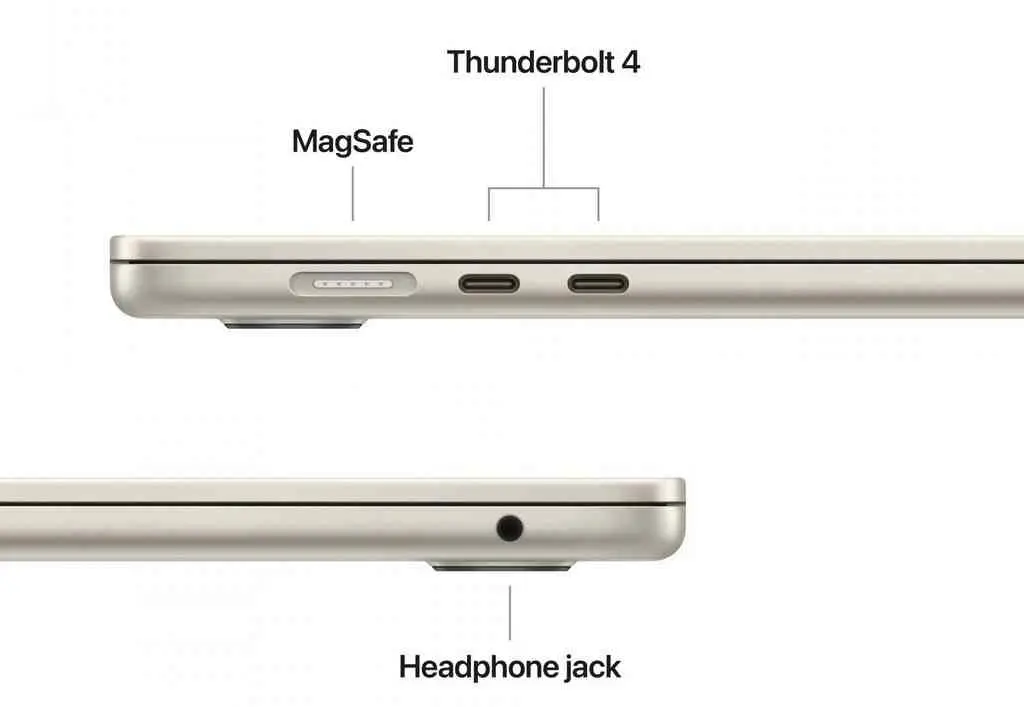 Ноутбук Apple MacBook Air MW1J3RU/A (15.3"/M4/16GB/256GB), золотой