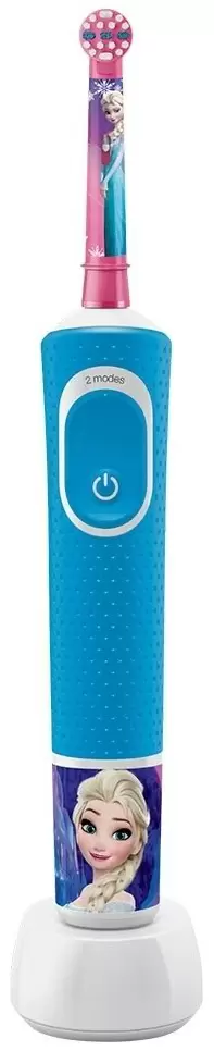 Электрическая зубная щетка Braun Kids Vitality D100 Frozen, синий