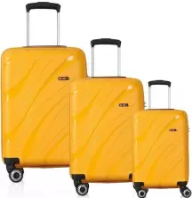Комплект чемоданов CCS 5223 Set, желтый