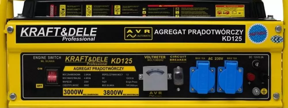 Generator de curent Kraft&Dele KD125
