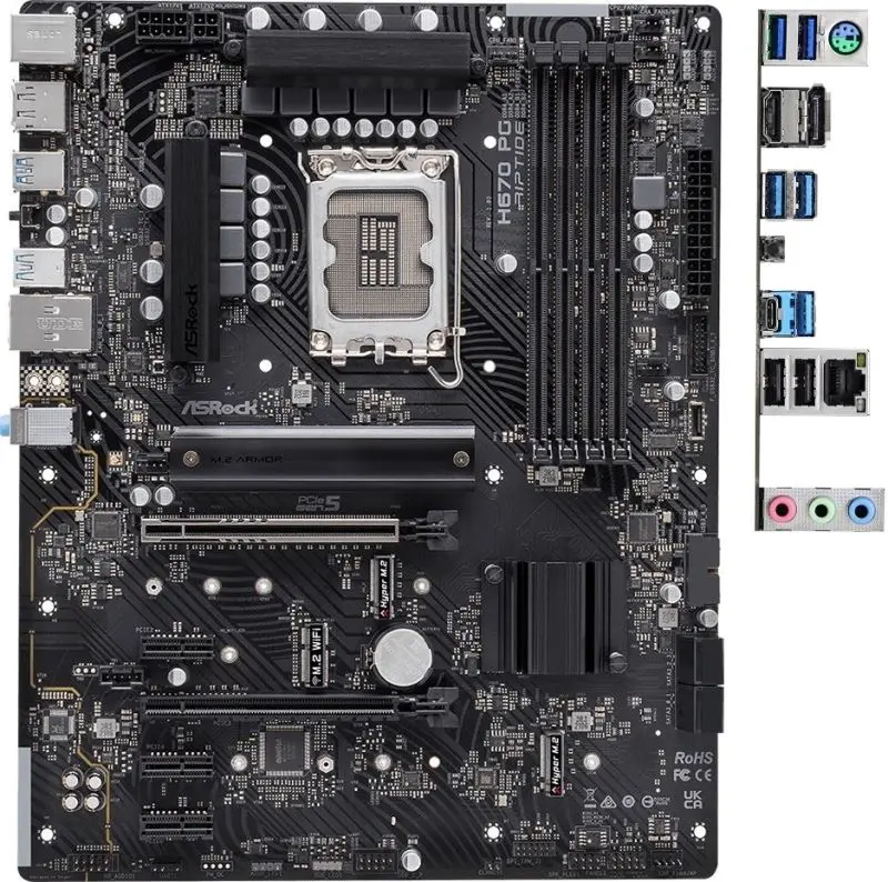 Placă de bază ASrock H670 PG Riptide