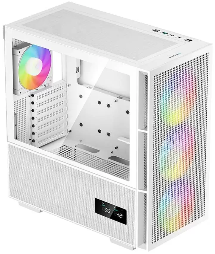 Корпус DeepCool CH560 WH Digital, белый