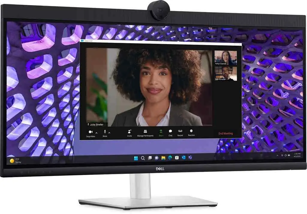 Монитор Dell P3424WEB, черный/серебристый