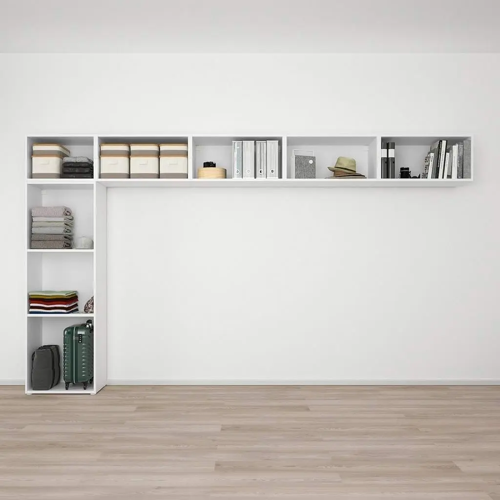 Гостиная IKEA Platsa 10 дверей 380x42x221см, фоннес белый на tehnoparc.md Гостиная IKEA Platsa 10 дверей 380x42x221см, фоннес белый