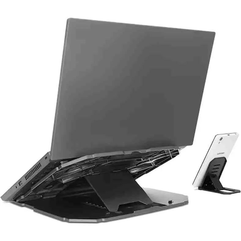 Stand laptop Lenovo 4XF1A19885, negru pe tehnoparc.md Stand laptop Lenovo 4XF1A19885, negru