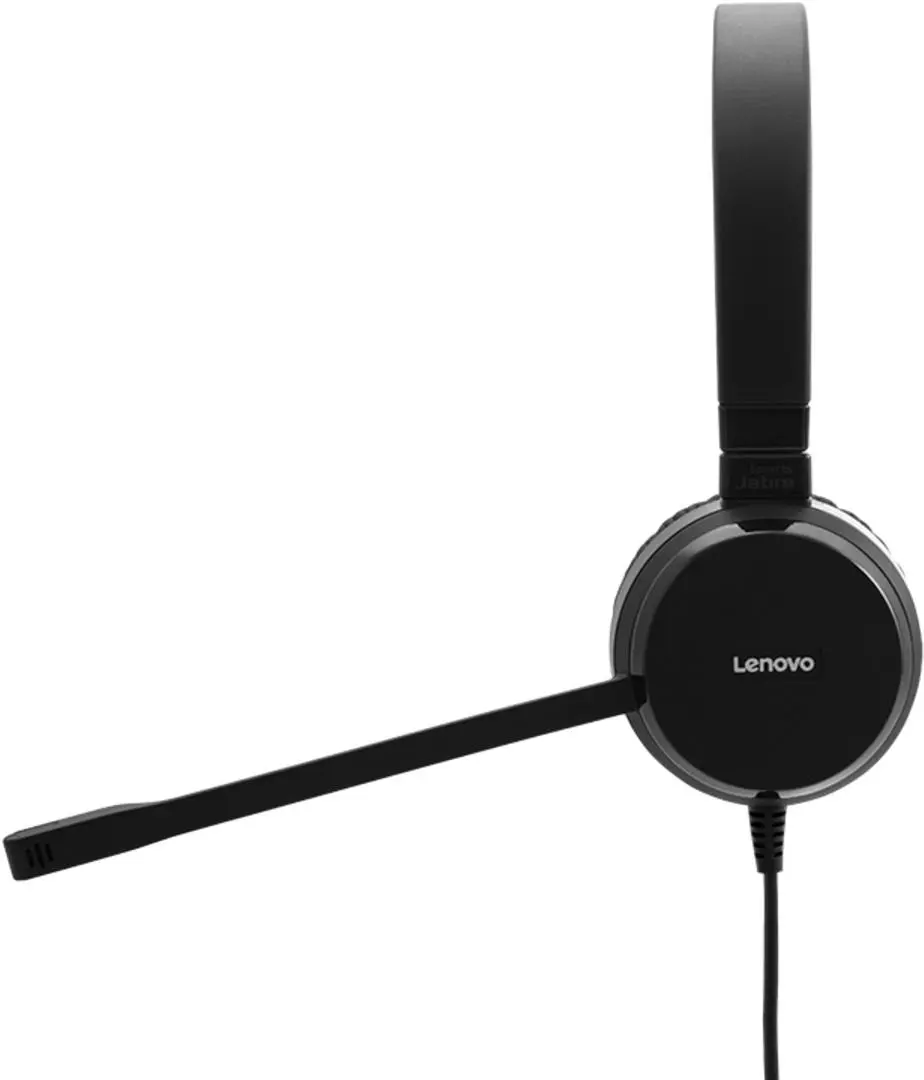 Căşti Lenovo Wired VoIP, negru