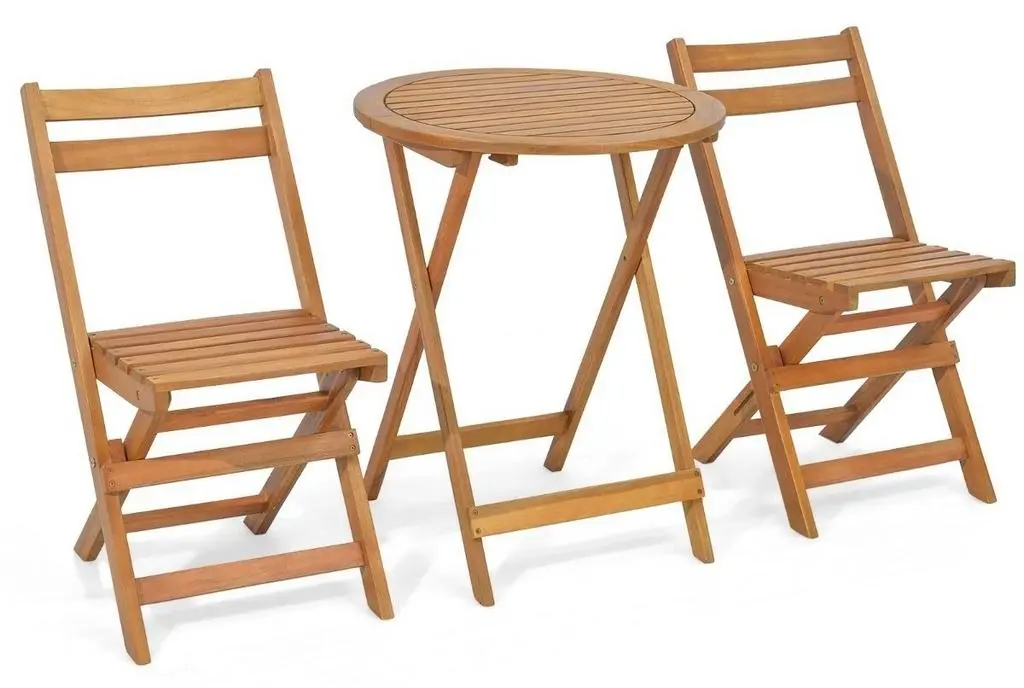 Set mobilă de grădină Costway HW71590, natural