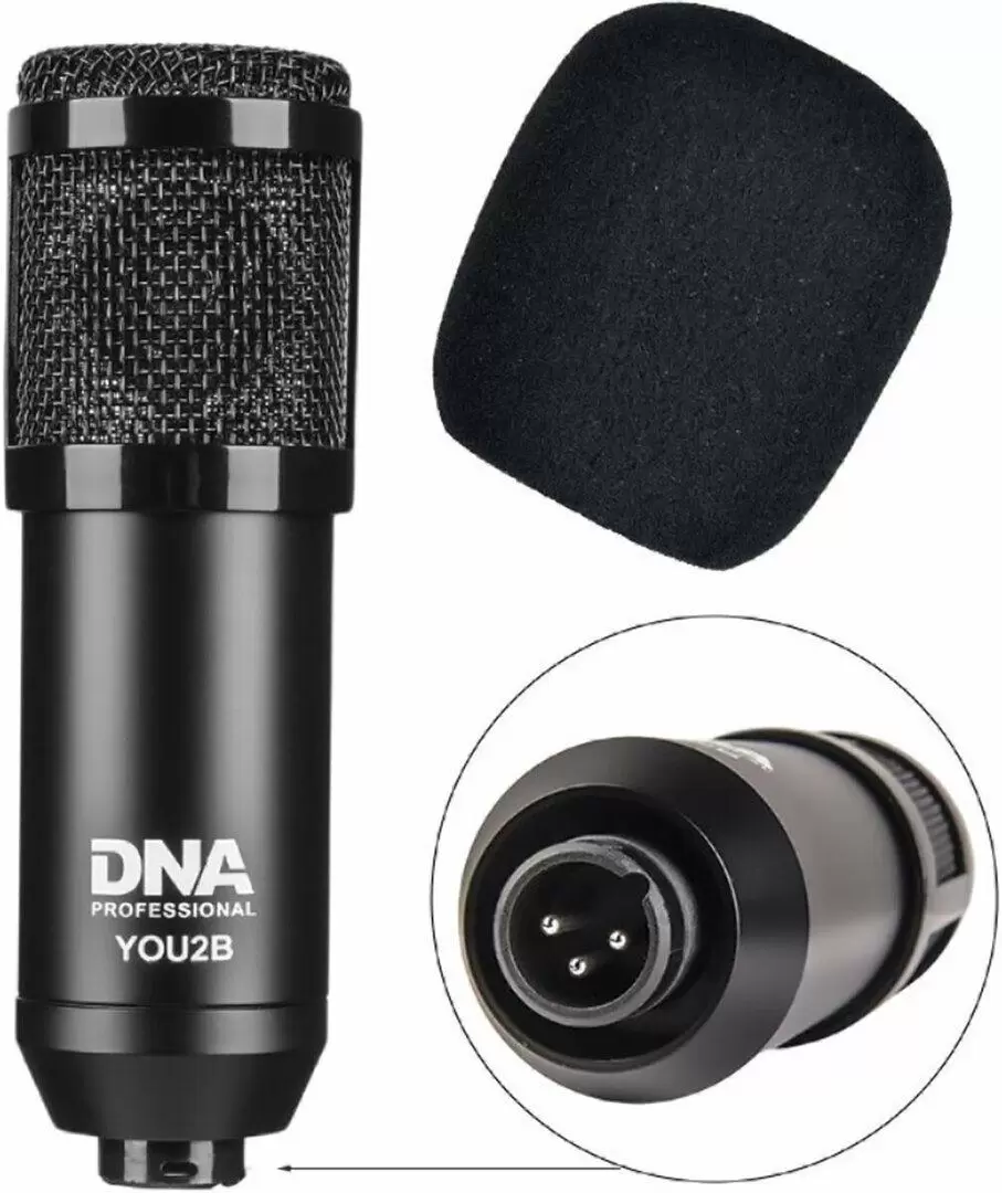 Set pentru înregistrare audio DNA Professional YOU2B, negru