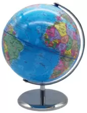 Glob pământesc 4Play Globe Chrome 25cm, albastru