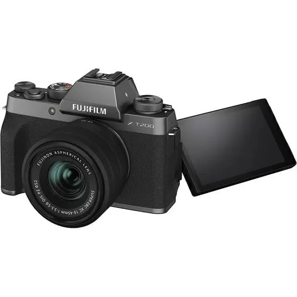 Aparat foto Fujifilm X-T200 + XC 15-45mm f/3.5-5.6 OIS PZ, gri