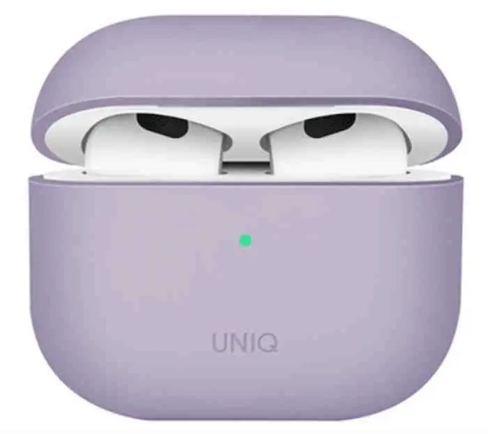 Husă pentru căști Uniq Lino Hybrid for AirPods 3rd Gen, violet pe tehnoparc.md Husă pentru căști Uniq Lino Hybrid for AirPods 3rd Gen, violet