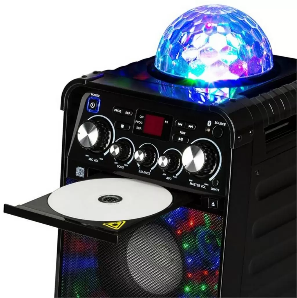 Sistem de karaoke Auna Rockstar LED, negru