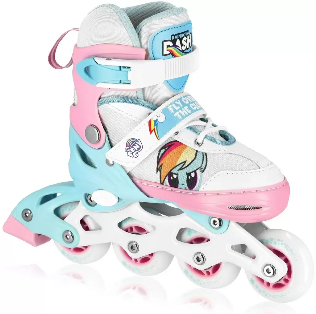 Роликовые коньки Spokey Candy My Little Pony 33-37, белый/розовый