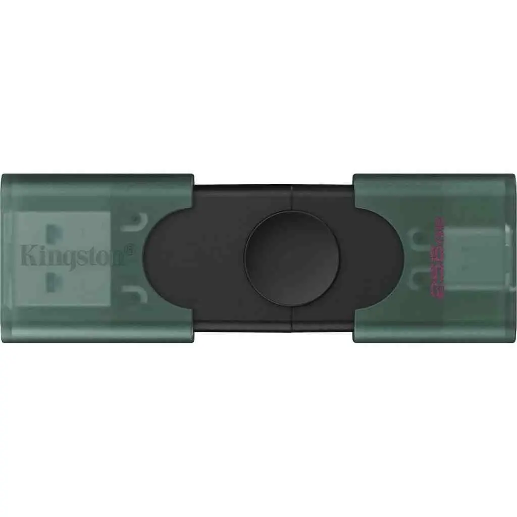 USB-флешка Kingston DataTraveler Duo, 256GB, зеленый на tehnoparc.md USB-флешка Kingston DataTraveler Duo, 256GB, зеленый
