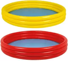 Piscină SunClub Plain Pool, roșu/galben
