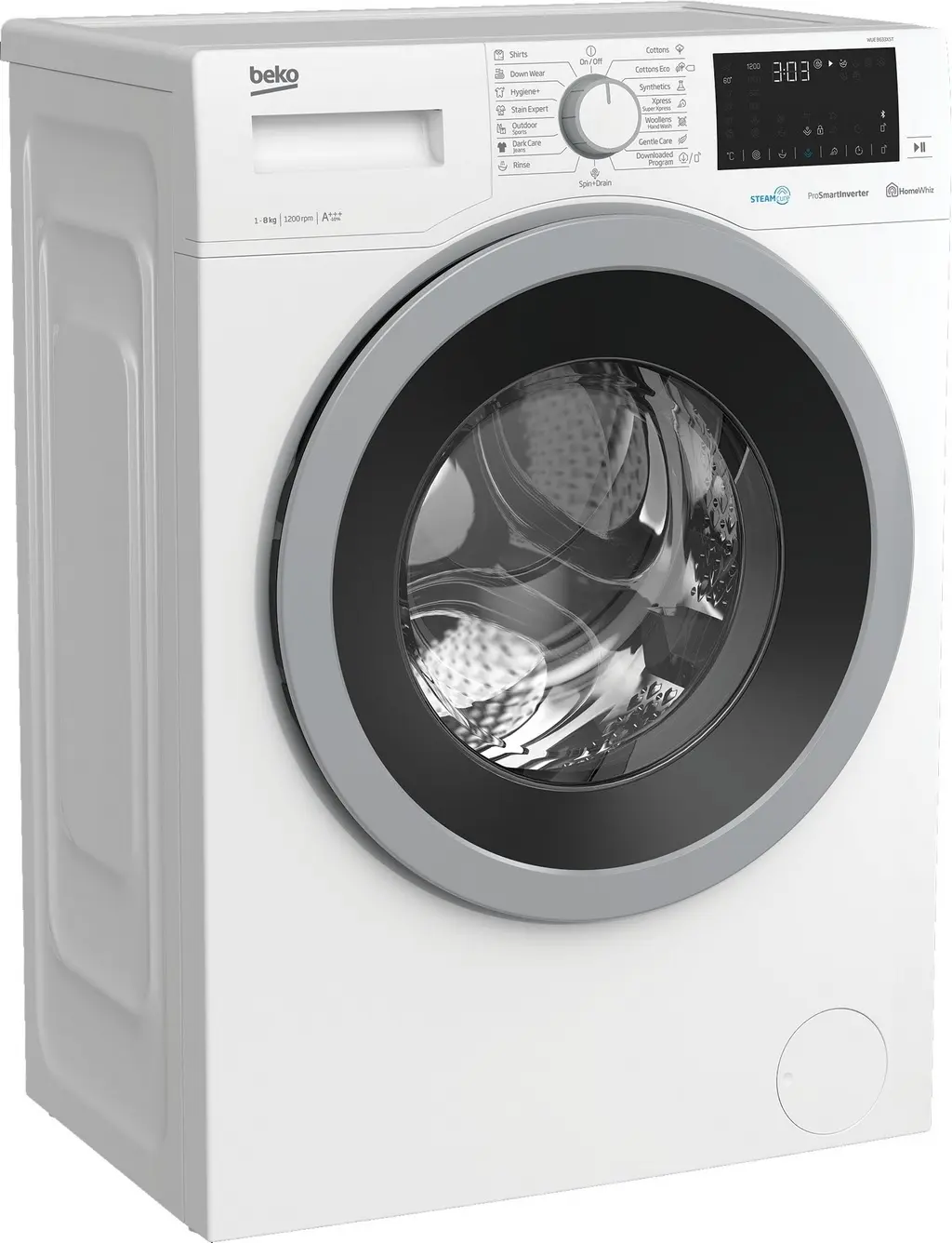 Стиральная машина Beko WUE8633XST, белый на tehnoparc.md Стиральная машина Beko WUE8633XST, белый