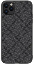 Husă de protecție Nillkin Apple iPhone 11 Pro Max Synthetic Fiber Plaid, negru pe tehnoparc.md Husă de protecție Nillkin Apple iPhone 11 Pro Max Synthetic Fiber Plaid, negru