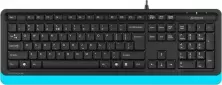 Tastatură A4Tech FK10, negru/albastru
