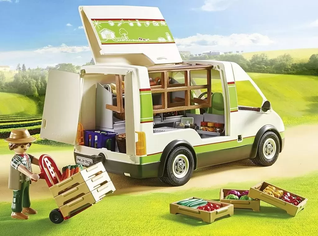 Игровой набор Playmobil Mobile Farm Market