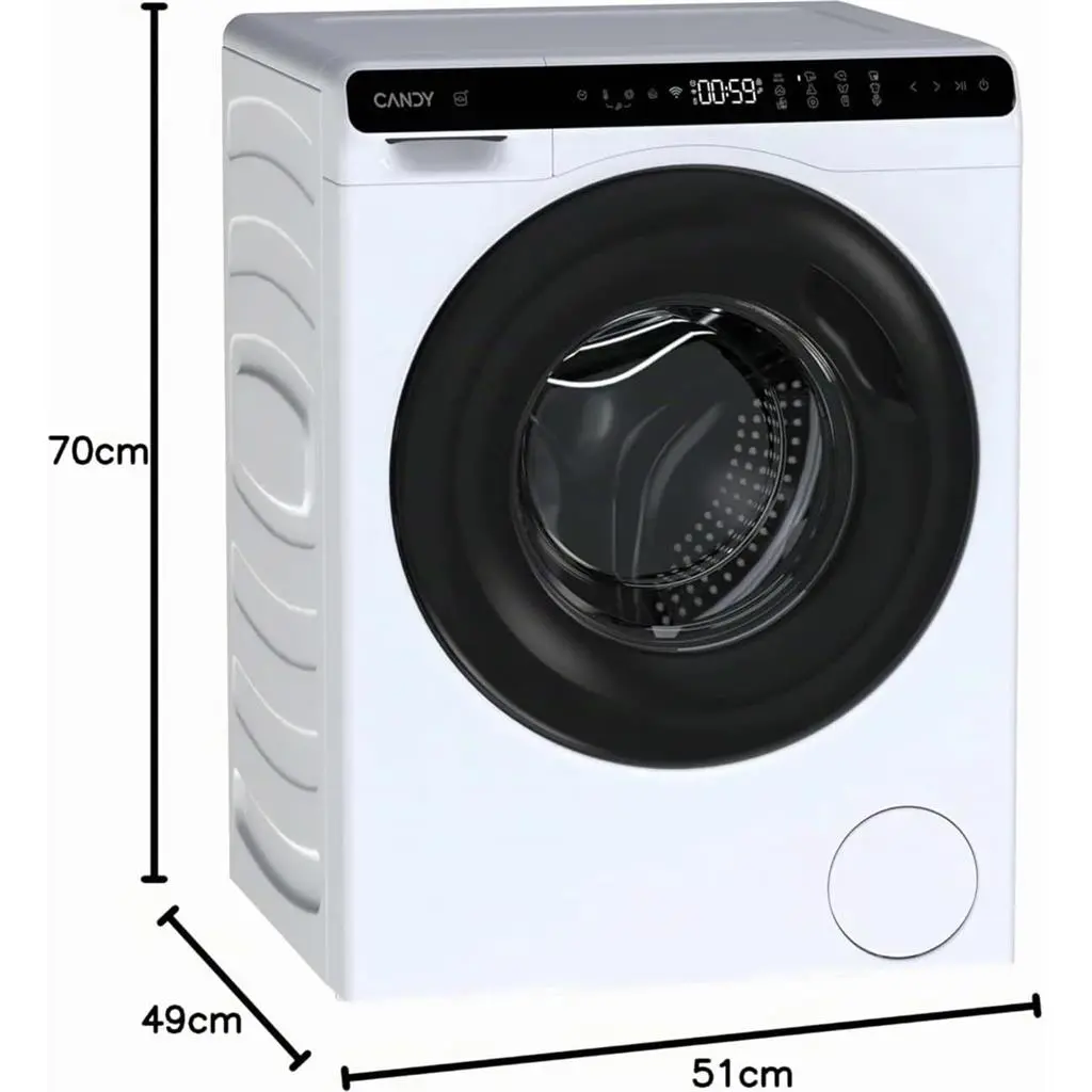 Maşină de spălat rufe Candy CW50-BP12307U1-S, alb pe tehnoparc.md Maşină de spălat rufe Candy CW50-BP12307U1-S, alb