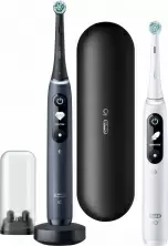 Электрическая зубная щетка Braun Oral-B iO Series iO 7 Duo, черный/белый
