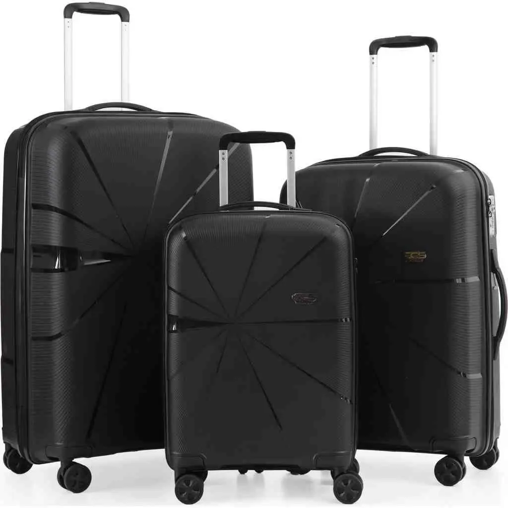 Set de valize CCS 5264 Set, negru