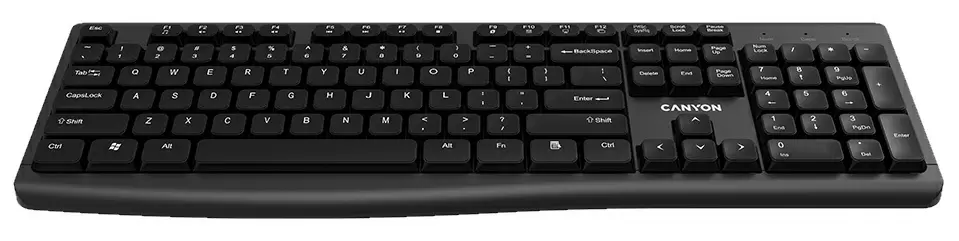 Tastatură Canyon KB-W50, negru