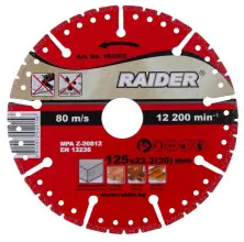 Диск для резки Raider RD-DD24