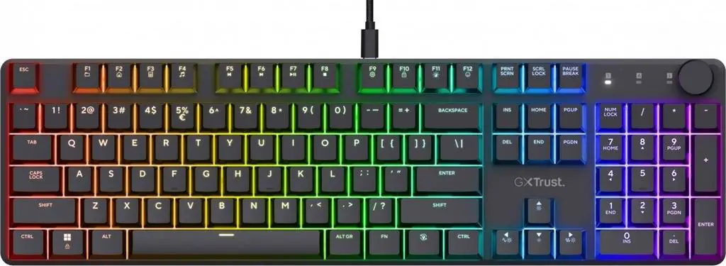 Tastatură Trust GXT 866 Torix, negru