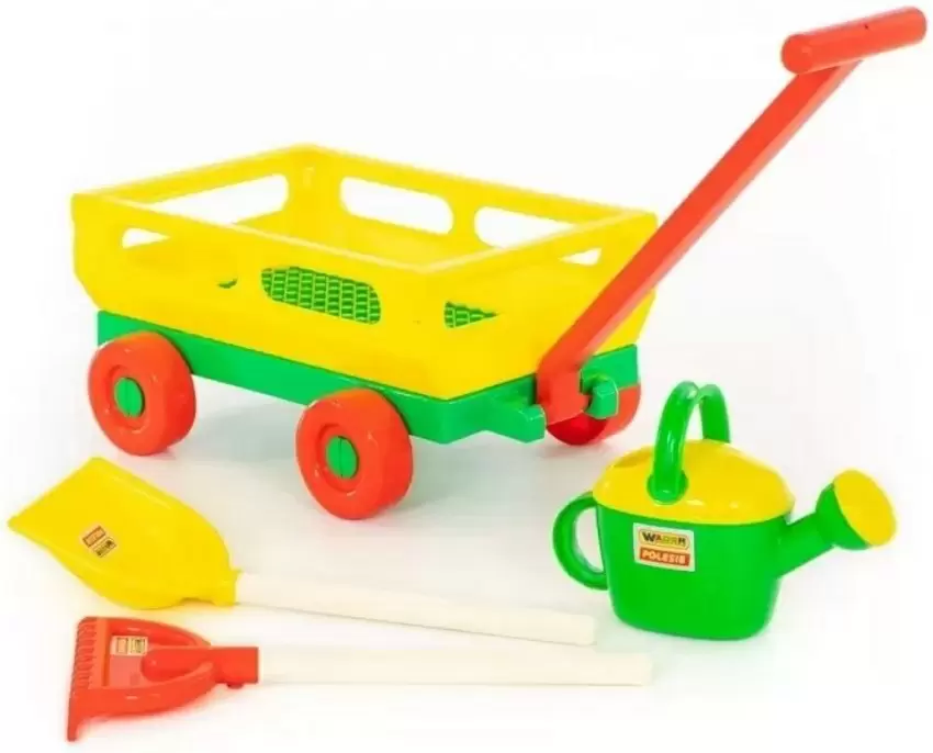 Set jucării LeanToys 43cm, verde/galben