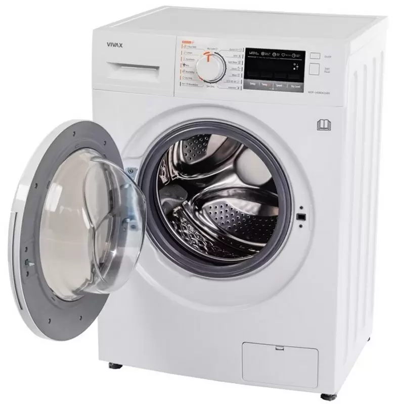Maşină de spălat/uscat rufe Vivax WDF-1408D616BS, alb