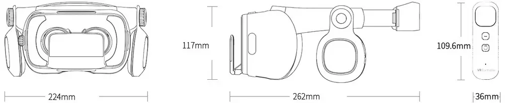 Очки виртуальной реальности Bobo VR Z5, черный