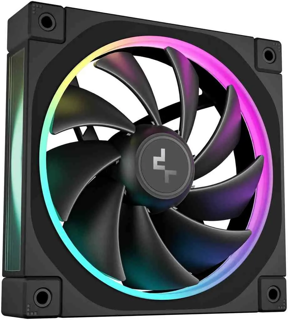 Ventilator de carcasă DeepCool FL12, negru