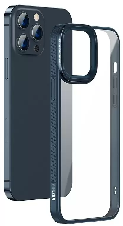 Husă de protecție Baseus Crystal Phone Case For iPhone 13 Pro, albastru