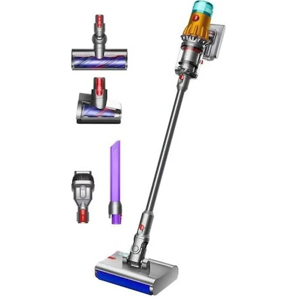 Вертикальный пылесос Dyson V12s Detect Slim Submarine, серый